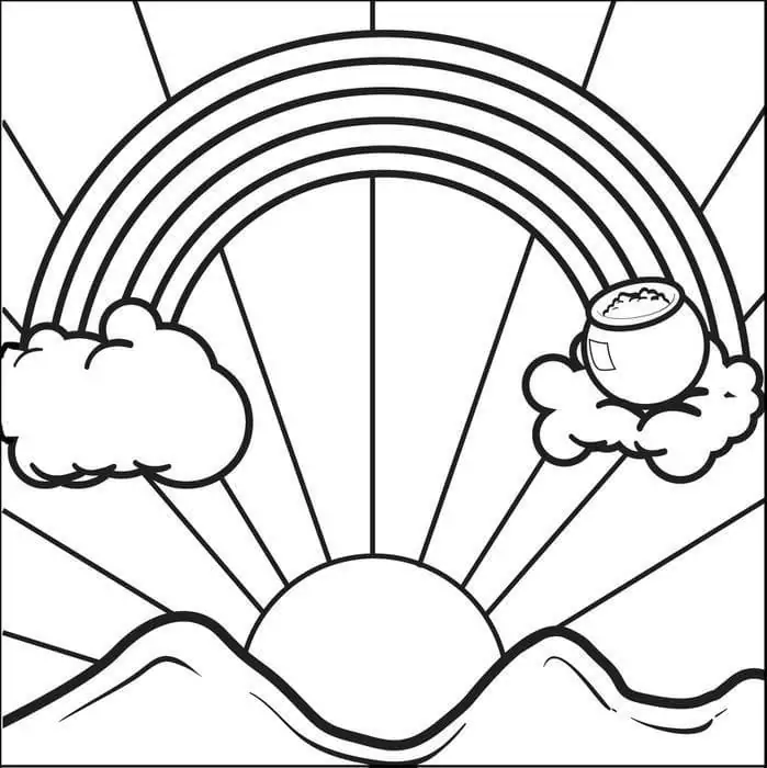Pot of Gold 16 coloring page
