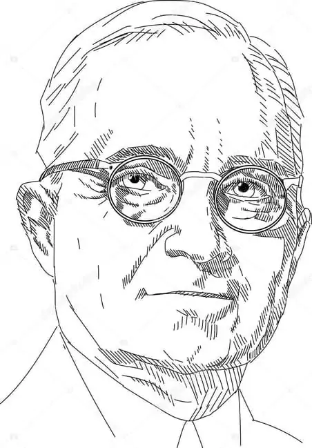 President Truman Cartoon