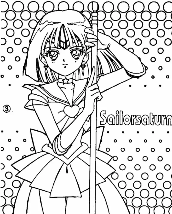 Hübsche Sailor Saturn