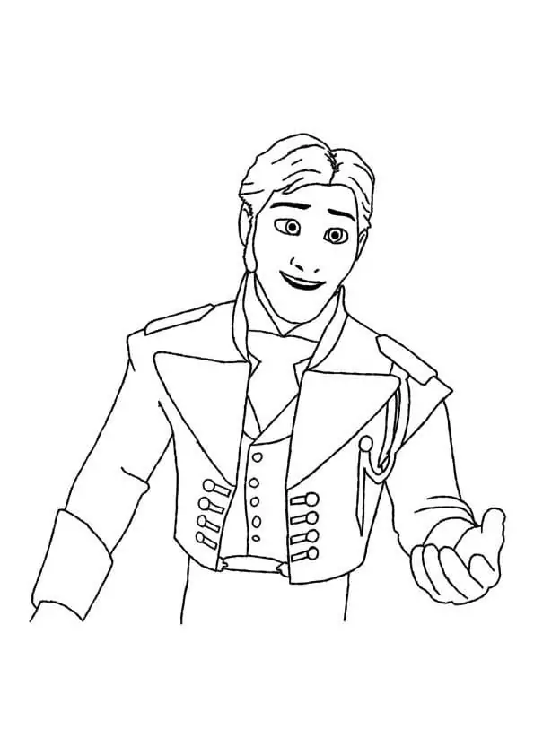 Prince Hans is Smiling