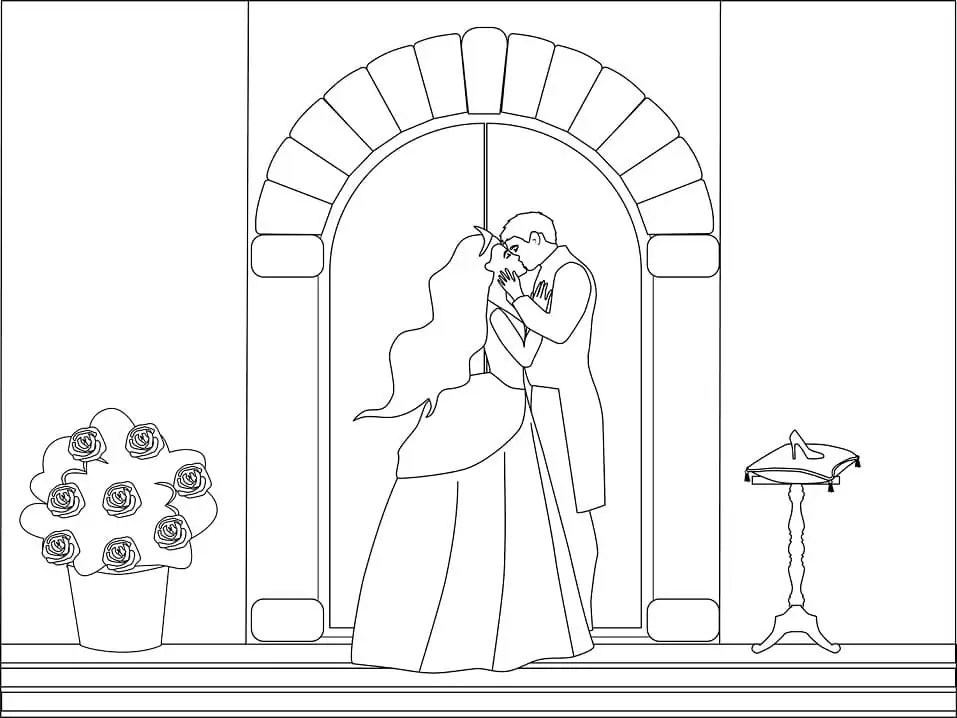 Prince Kissing Cinderella