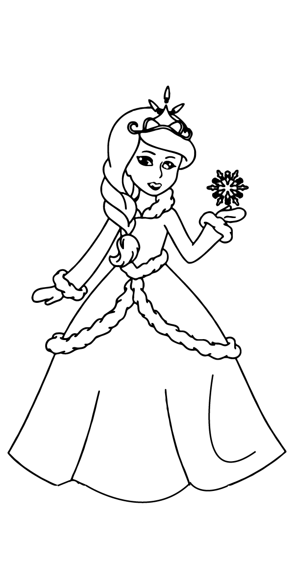 surprising Princess And The Pea coloring page