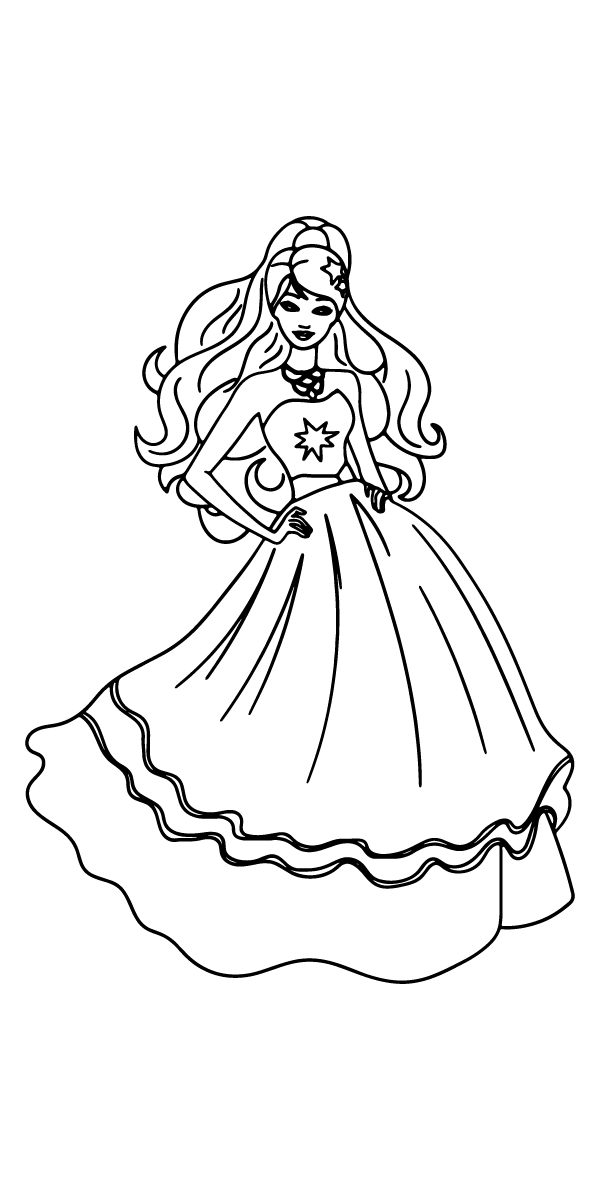 unexampled Princess And The Pea coloring page