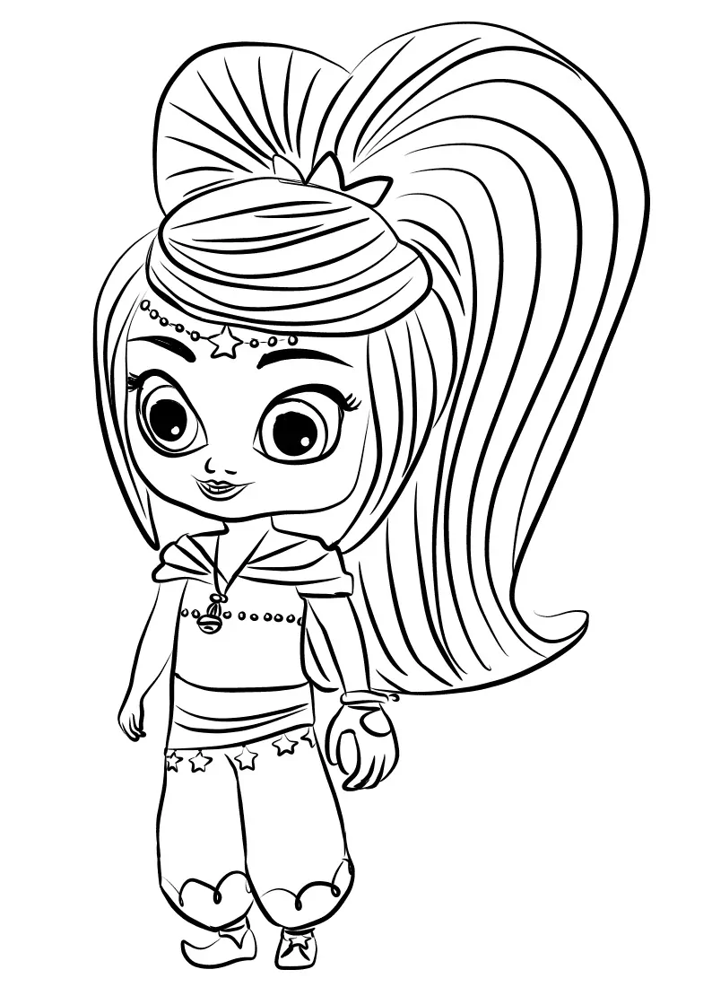 Princess Leah 1 Coloring Page - Free Printable Coloring Pages for Kids