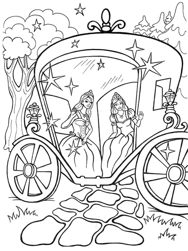 Princesses in A Carriage