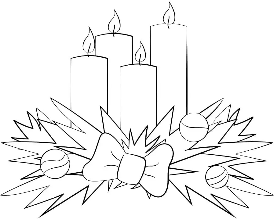Print Advent Candles