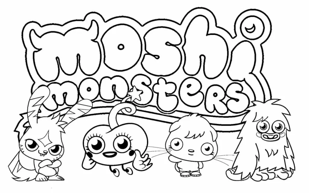 Print Moshi Monsters