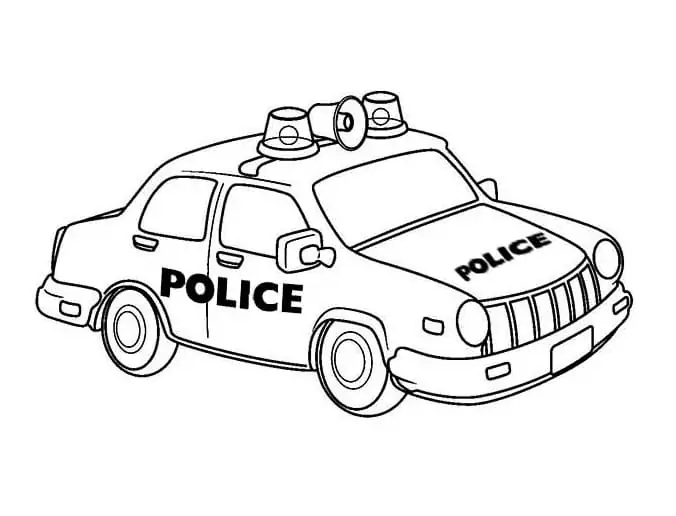 Print Police Car