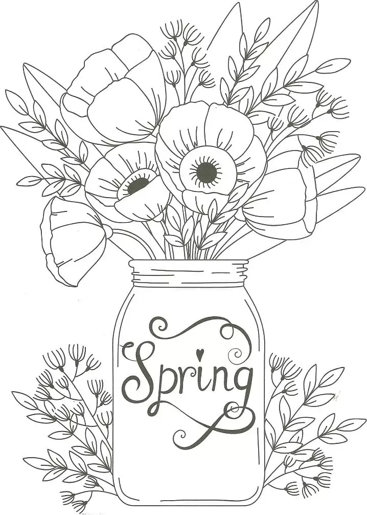 Print Spring Flowers