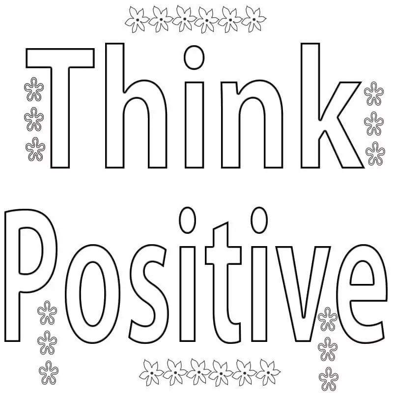Print Think Positive