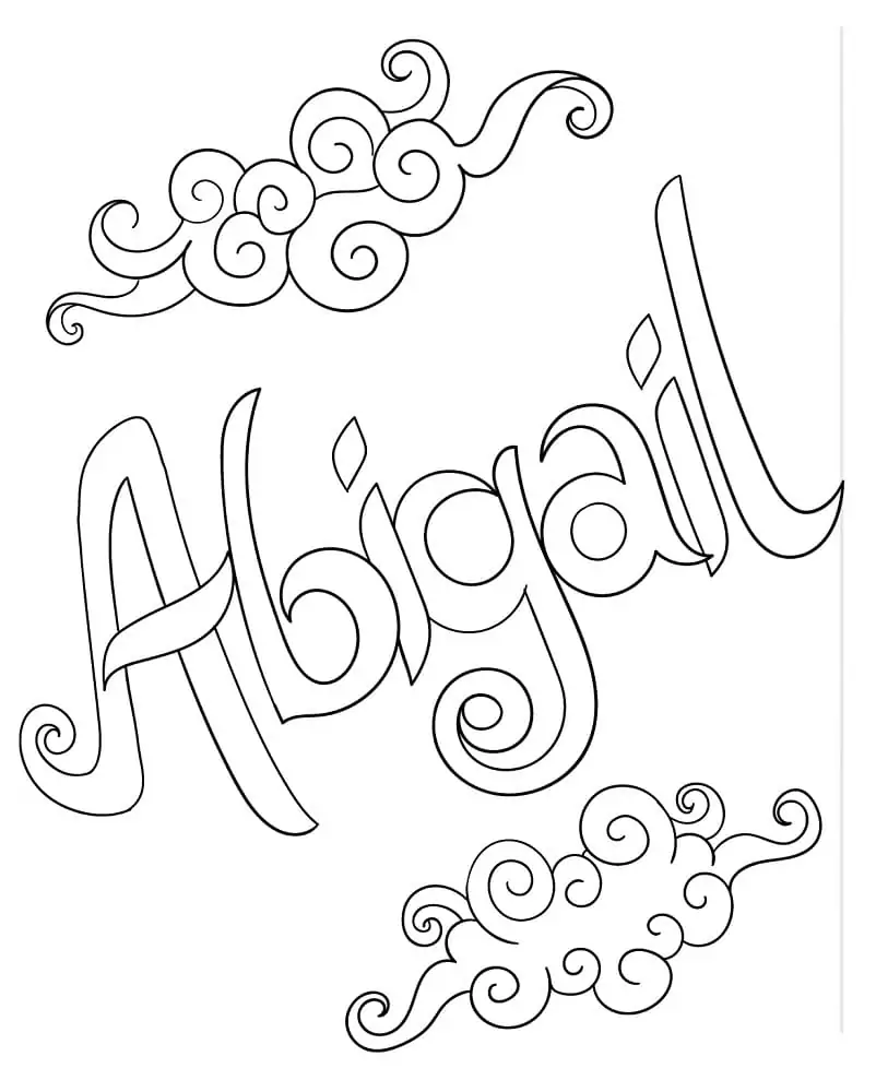 Abigail Free Printable Coloring Page - Free Printable Coloring Pages ...