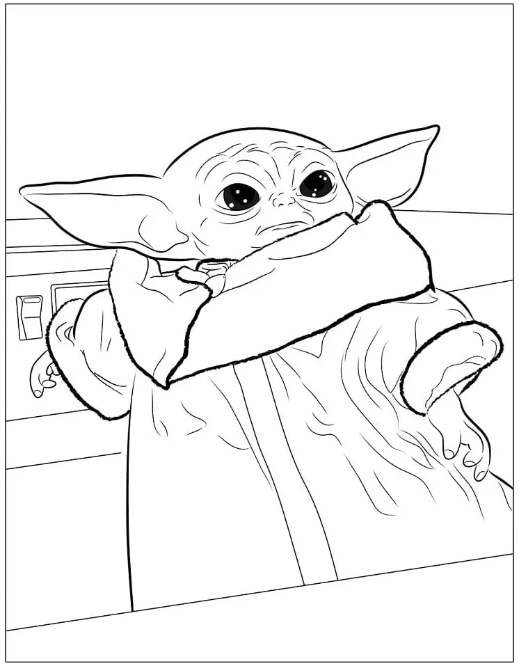 Printable Baby Yoda