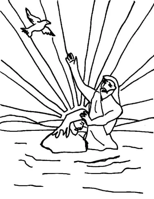 Printable Baptism Of Chirst
