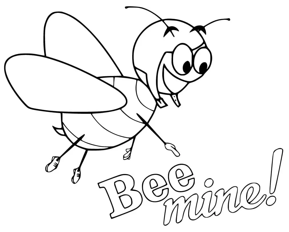 Printable Bee Mine