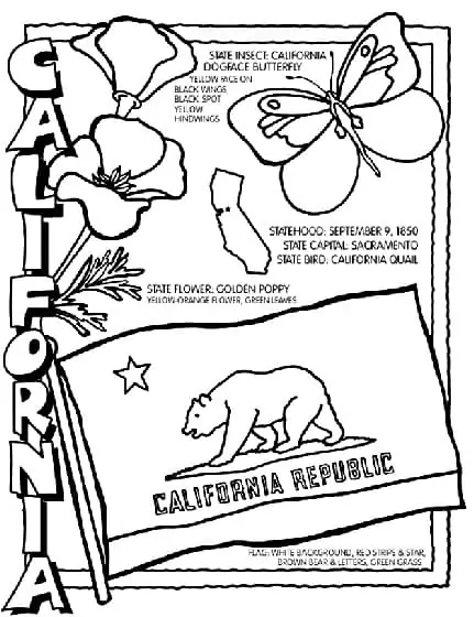 Printable California