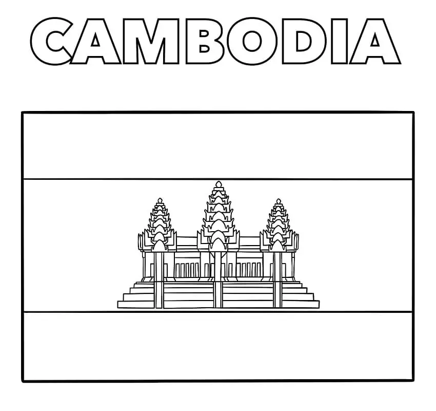 Kambodscha zum Ausdrucken
