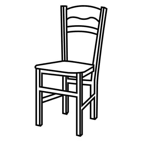 Printable Chair Färbung Seite - Kostenlose druckbare Malvorlagen