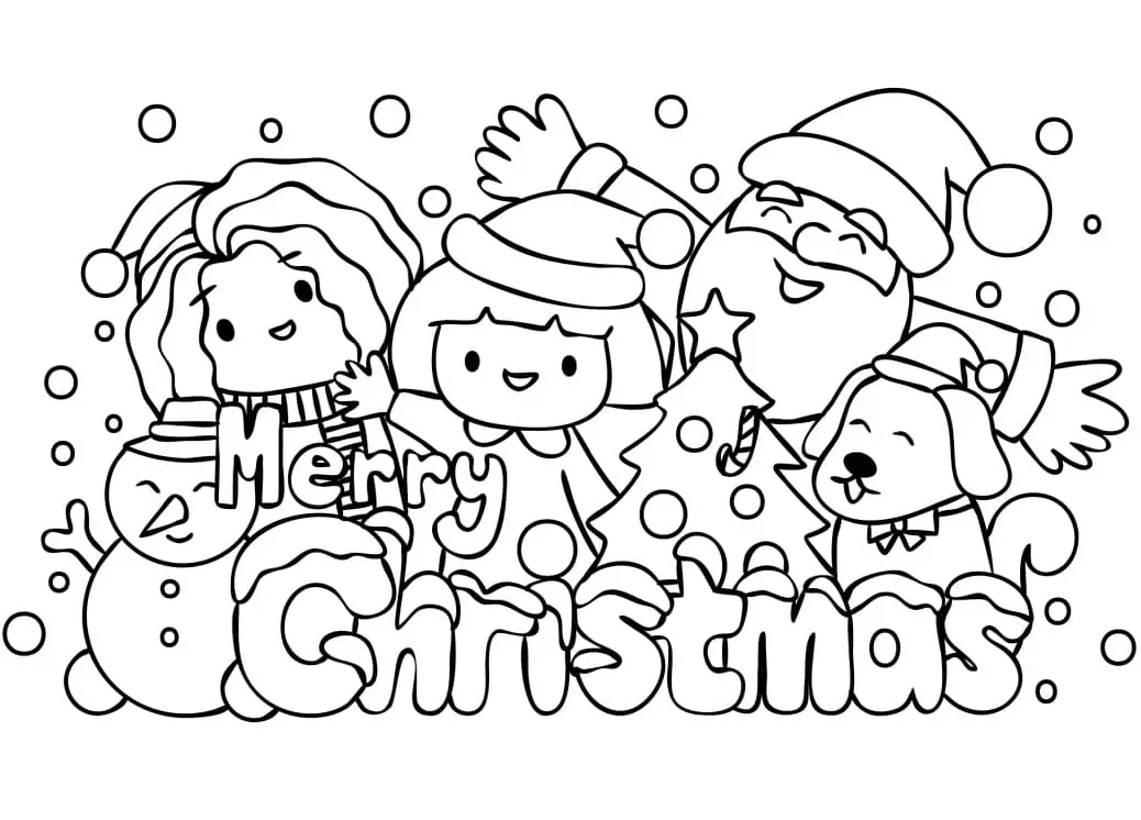 Printable Cute Christmas