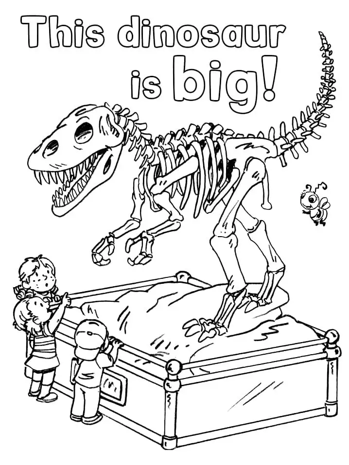 Dinosauriermuseum zum Ausdrucken