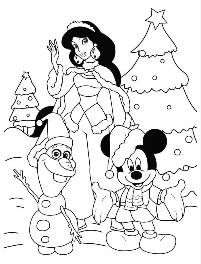 Printable Disney Christmas