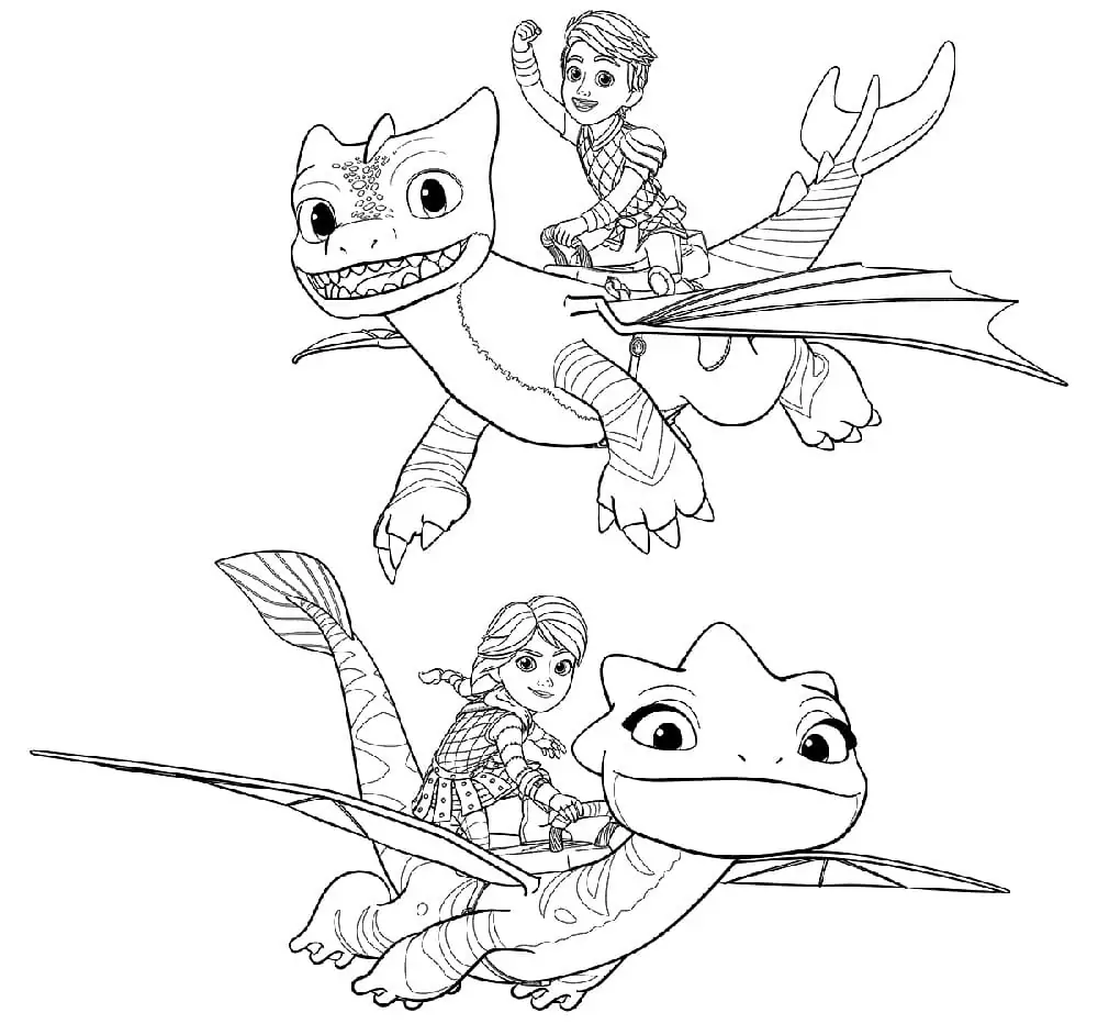 Printable Dragons Rescue Riders