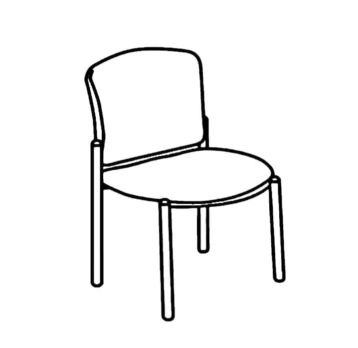 Printable Chair Färbung Seite - Kostenlose druckbare Malvorlagen