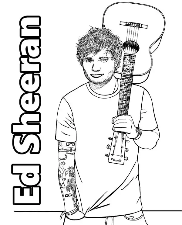 Printable Ed Sheeran