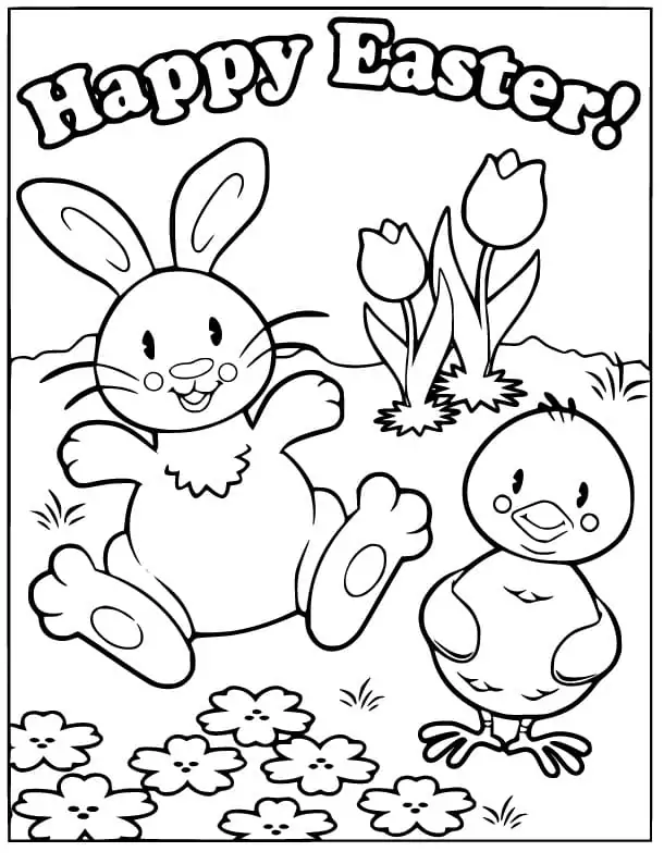 Printable Happy Easter Card