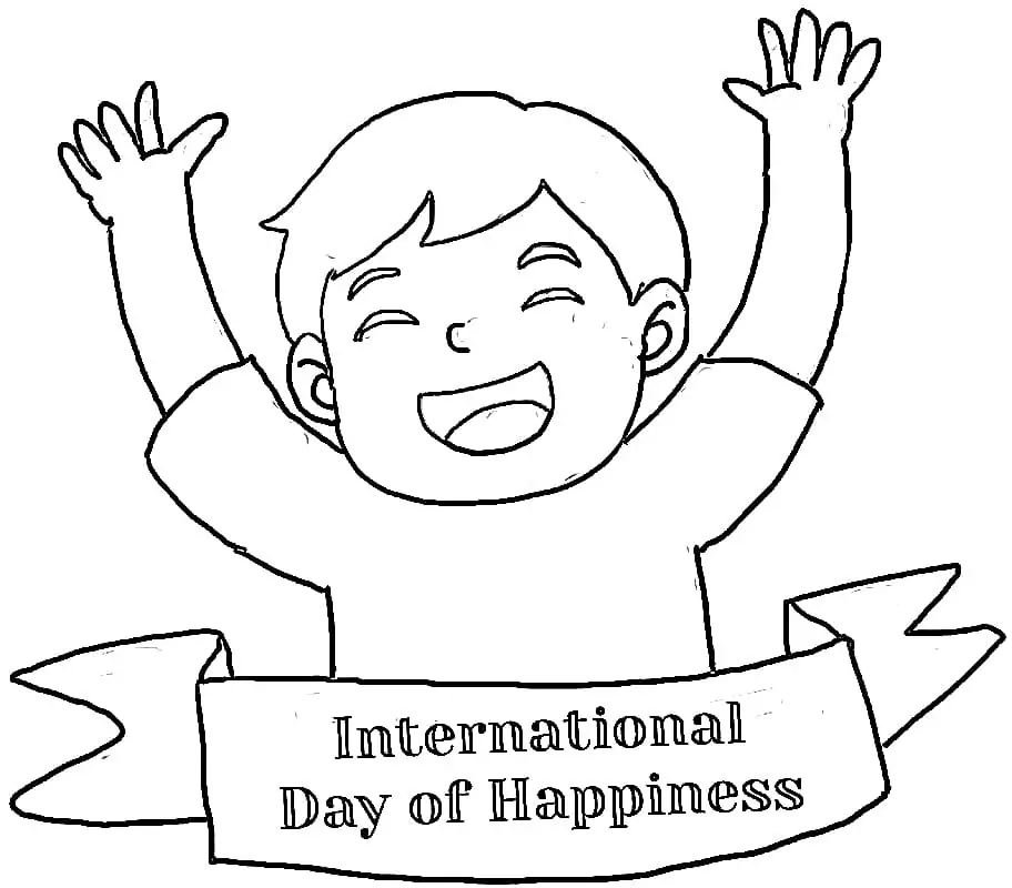 Printable International Day of Happiness Celebration
