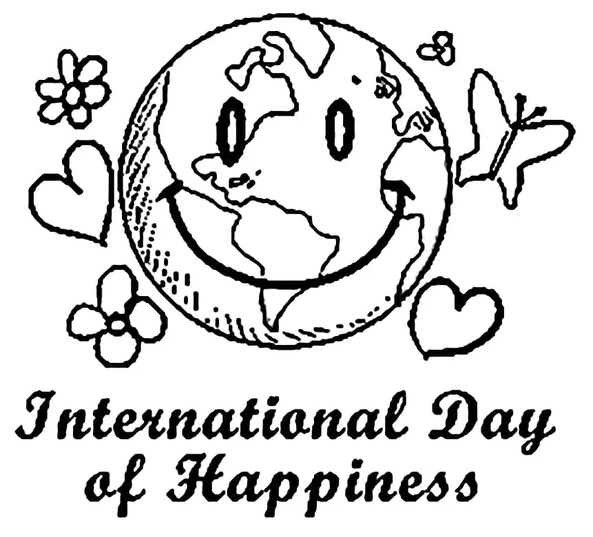 Printable International Day of Happiness