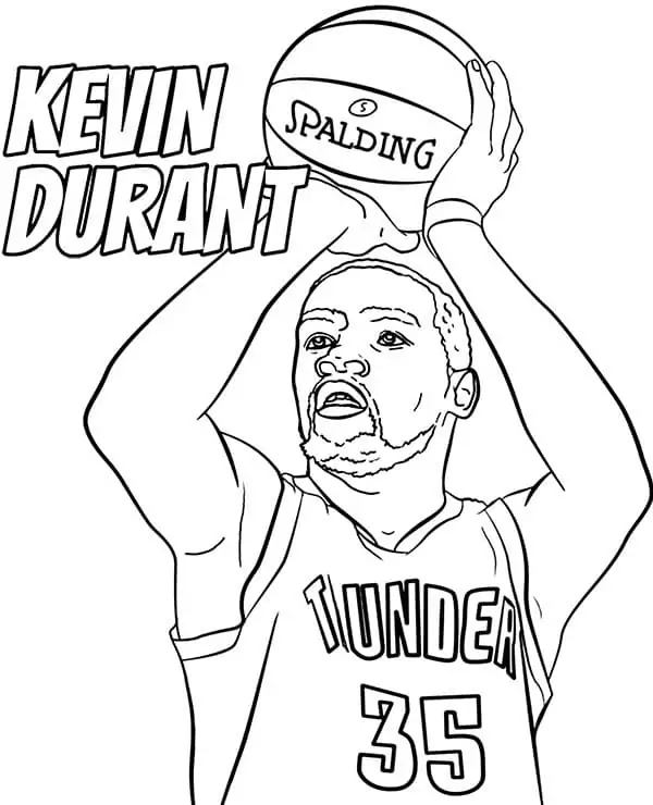 Printable Kevin Durant Coloring Page - Free Printable Coloring Pages ...