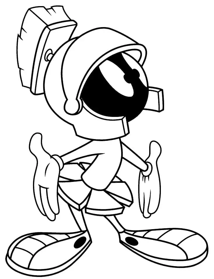 Printable Marvin the Martian