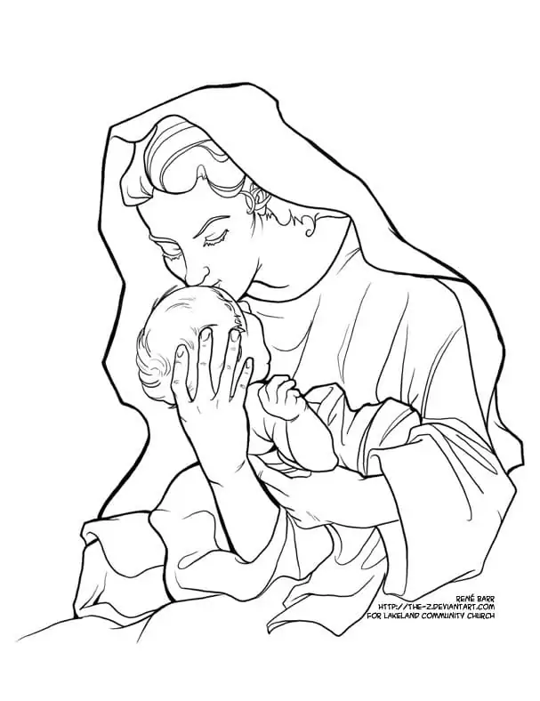 Printable Mary, Mother of Jesus