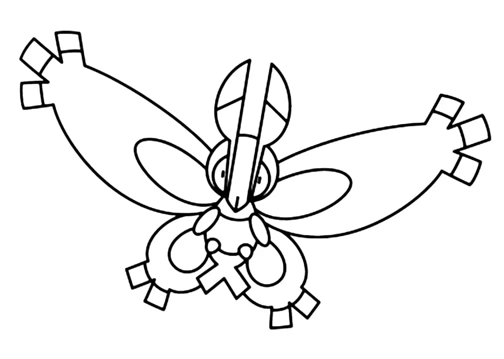 Printable Mothim Pokemon