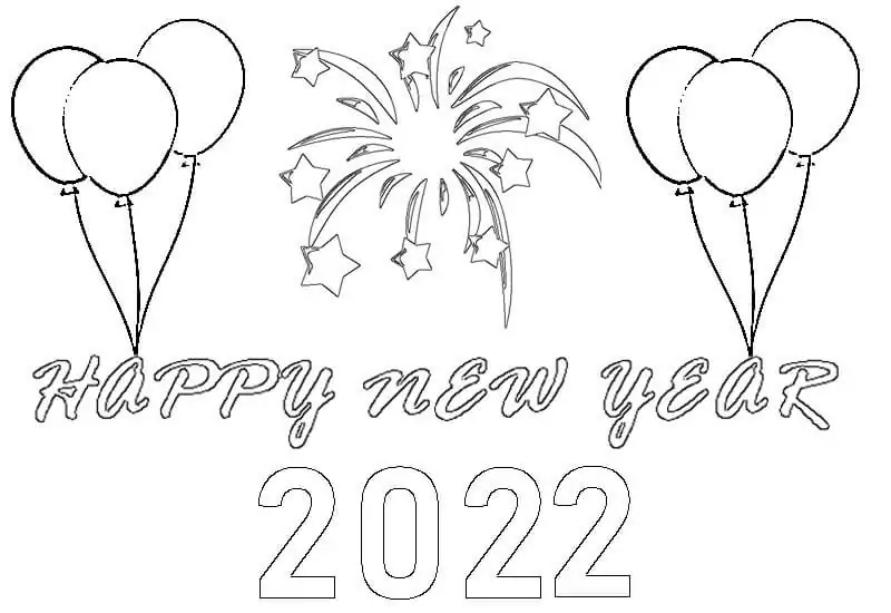 Printable New Year 2022