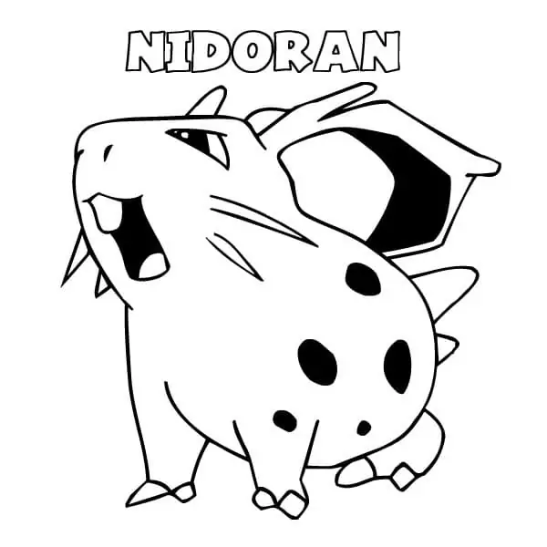 Printable Nidoran(f)