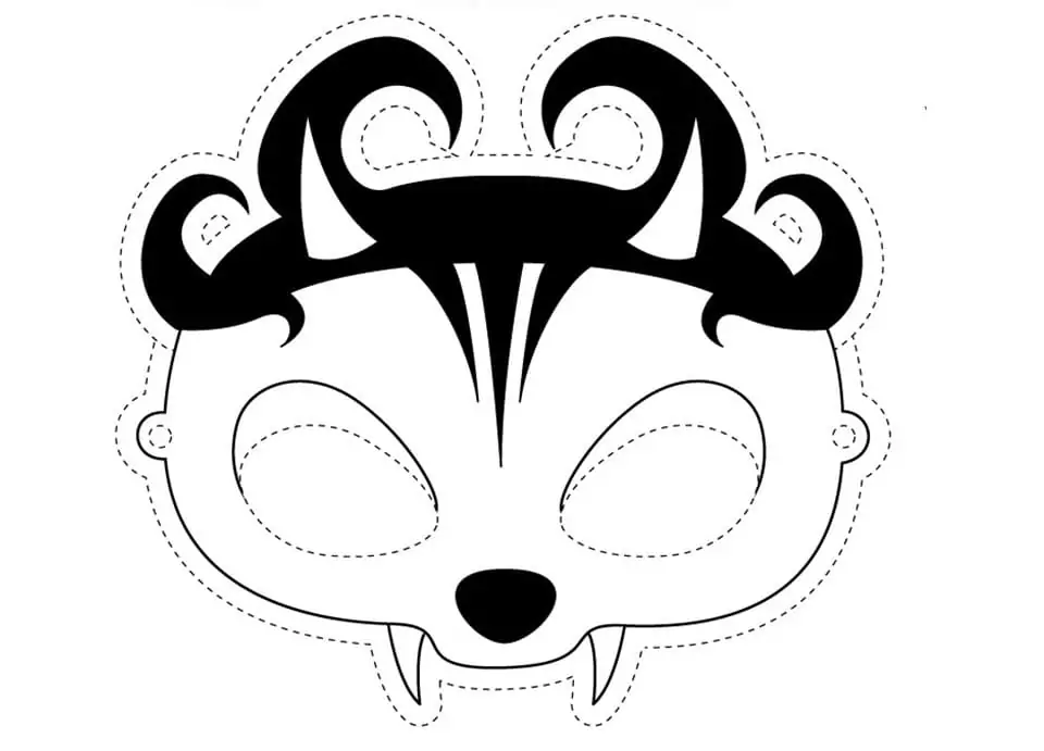 Printable Panfu Mask