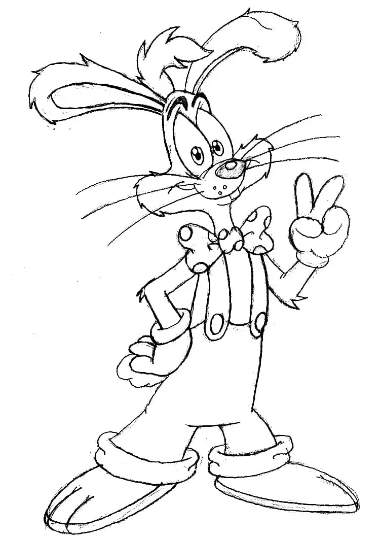 Printable Roger Rabbit