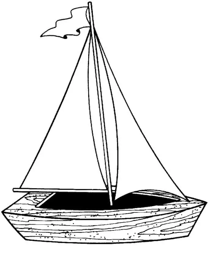 Printable Sailing Boat