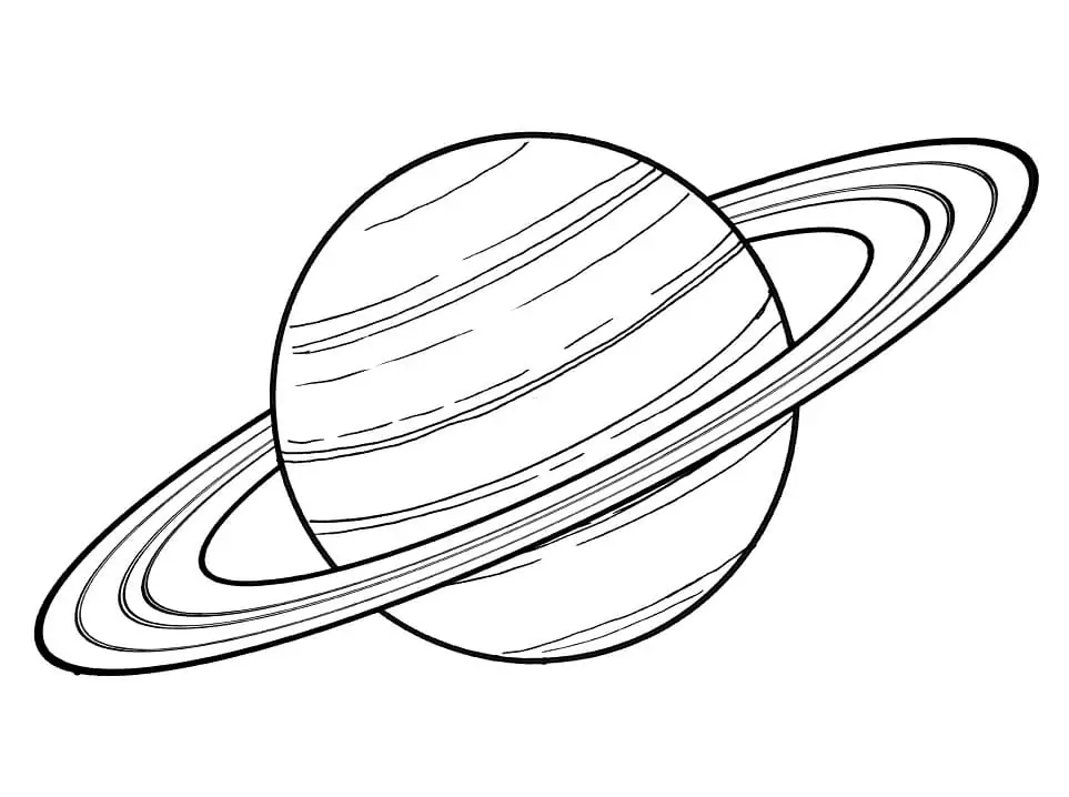 Printable Saturn