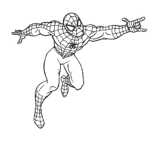Druckbarer Spiderman