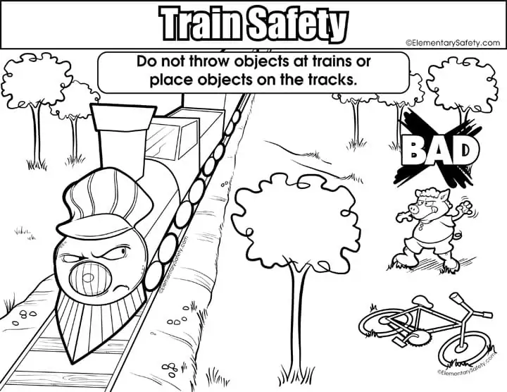Printable Train Safety