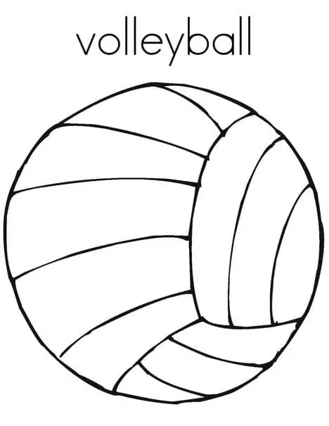 Printable Volleyball Ball