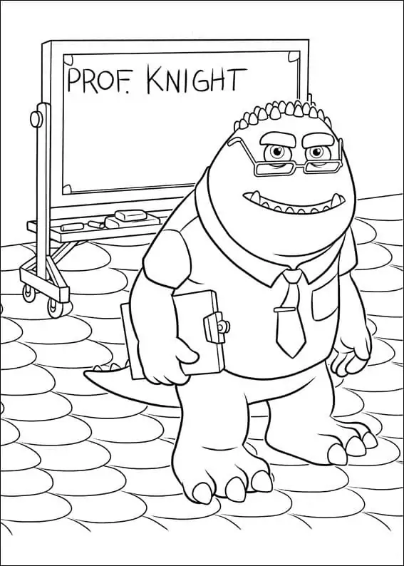 Professor Knight from Monsters University
