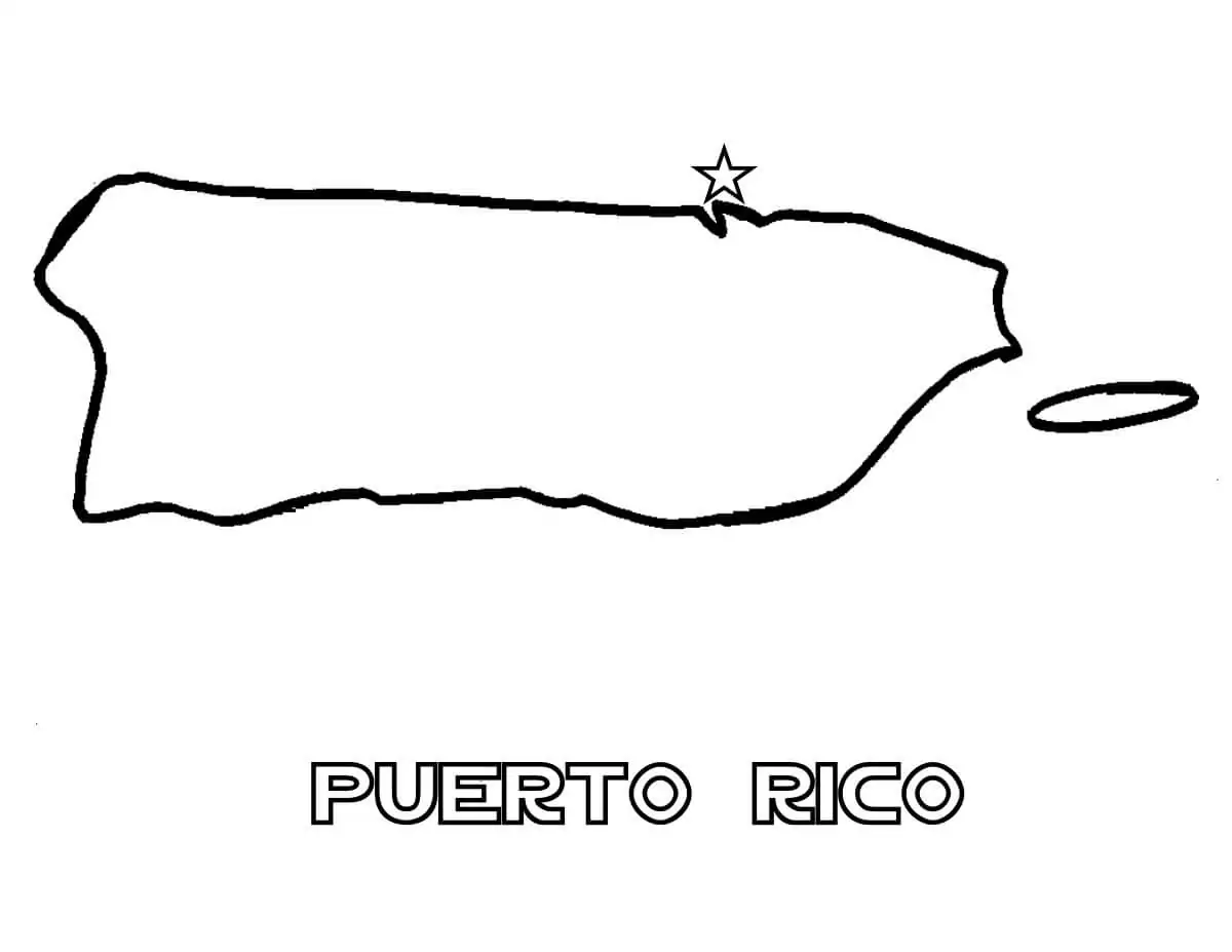 Puerto Rico Karte