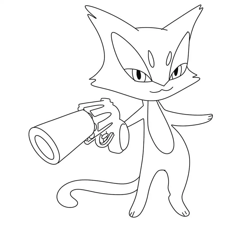 Purrloin with a Gun