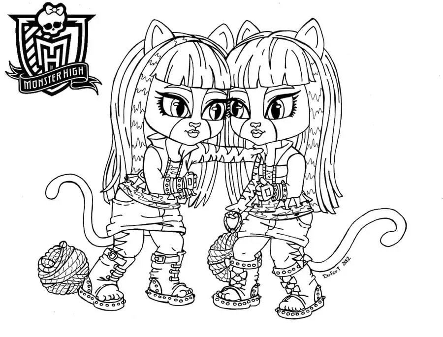 Purrsephone and Meowlody Baby Monster High