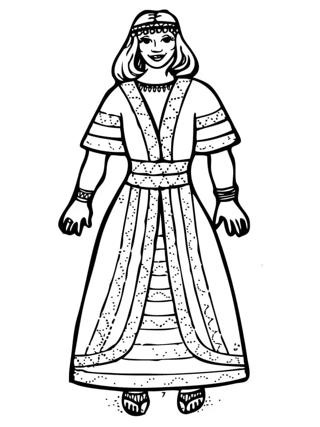 Queen Esther - Coloring Pages