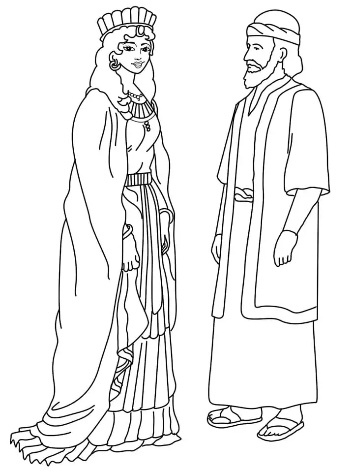 Queen Esther And Mordecai