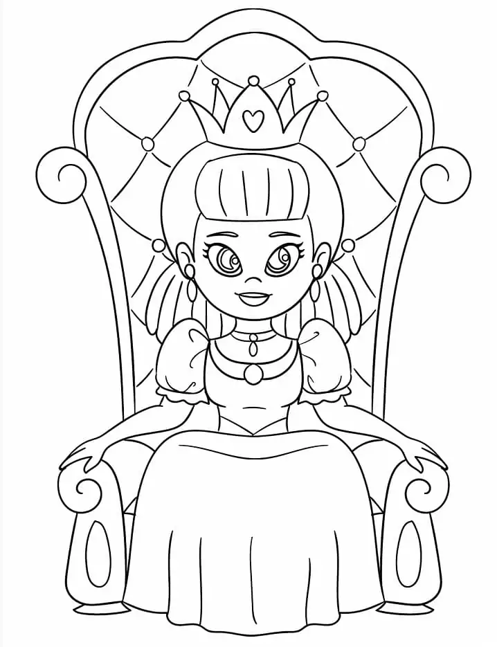 Queen on Throne